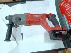 MILWAUKEE 18 CHD-402C FUEL 3.5KG 18V 4.0AH LI-ION REDLITHIUM BRUSHLESS CORDLESS SDS PLUS DRILL