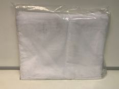 100 X BRAND NEW VISION LINENS V130 70/30 COTTON RICH PLAIN PILLOWCASES R9