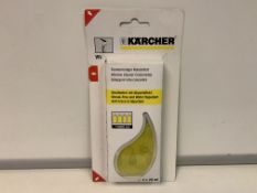 24 X NEW PACKS OF 4 KARCHER WINDOW CLEANER CONCENTRATE. STREAK FREE, WATER REPELLANT. (ROW19)