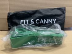 47 X BRAND NEW FIT AND CANNY POWER RESISTANT BANDS (COLOURS MAY VARY) S1-36