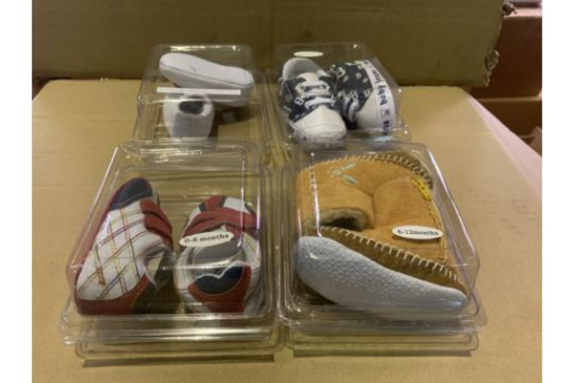 (NO VAT) 15 X BRAND NEW BABIES SHOES IN VARIOUS DESIGNS AND VARIOUS SIZES S1R