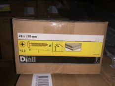 20 X BRAND NEW DIALL PZ2 5 X L25MM SCREWS 4KG BOXES R9