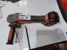 MILWAUKEE M18CAG115XPDB WITH BATTERY UNCHECKED/UNTESTED - PCK