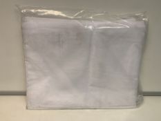 100 X BRAND NEW VISION LINENS V130 70/30 COTTON RICH PLAIN PILLOWCASES R9