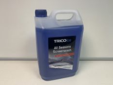 16 X NEW 5L TUBS OF TRICO ICE ALL SEASONS SCREENWASH. HIGH POWER CONCNETRATE. (ROW6)