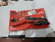 MILWAUKEE C12 PC-0 12V LI-ION REDLITHIUM CORDLESS PIPE CUTTER - BARE UNCHECKED/UNTESTED - PCK