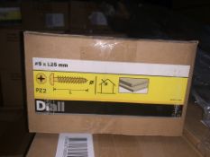 20 X BRAND NEW DIALL PZ2 5 X L25MM SCREWS 4KG BOXES R9