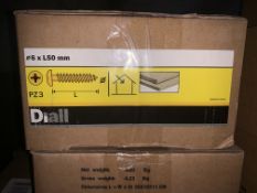 20 X BRAND NEW DIALL PZ3 6 X L50MM SCREWS 4KG BOXES R9