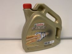 4 X NEW SEALED 4L TUBS OF CASTROL EDGE 0W-30 ADVANCED FULLY SYNTHETIC OIL FOR PETROL, DIESEL &