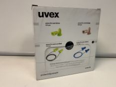 3 X BRAND NEW PACKS OF 100 UVEX HI-COM DETEC CORDED EAR PLUGS RRP £104 PER PACK R9