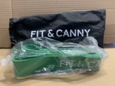 47 X BRAND NEW FIT AND CANNY POWER RESISTANT BANDS (COLOURS MAY VARY) S1-36