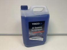 16 X NEW 5L TUBS OF TRICO ICE ALL SEASONS SCREENWASH. HIGH POWER CONCNETRATE. (ROW6)