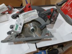 MILWAUKEE M18FPP6D CIRCULAR SAW WITH BATTERY UNCHECKED/UNTESTED - PCK