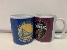 72 X BRAND NEW OFFICIAL NBA MUGS (TEAMS MAY VARY) RRP £6 EACH R9