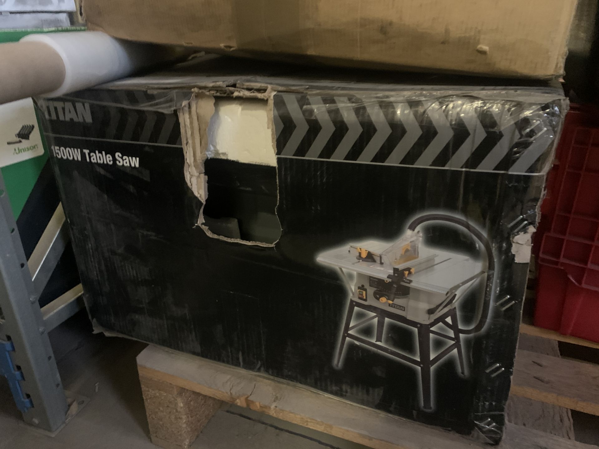 TITAN 1500W TABLE SAW (UNCHECKED, UNTESTED) S1P