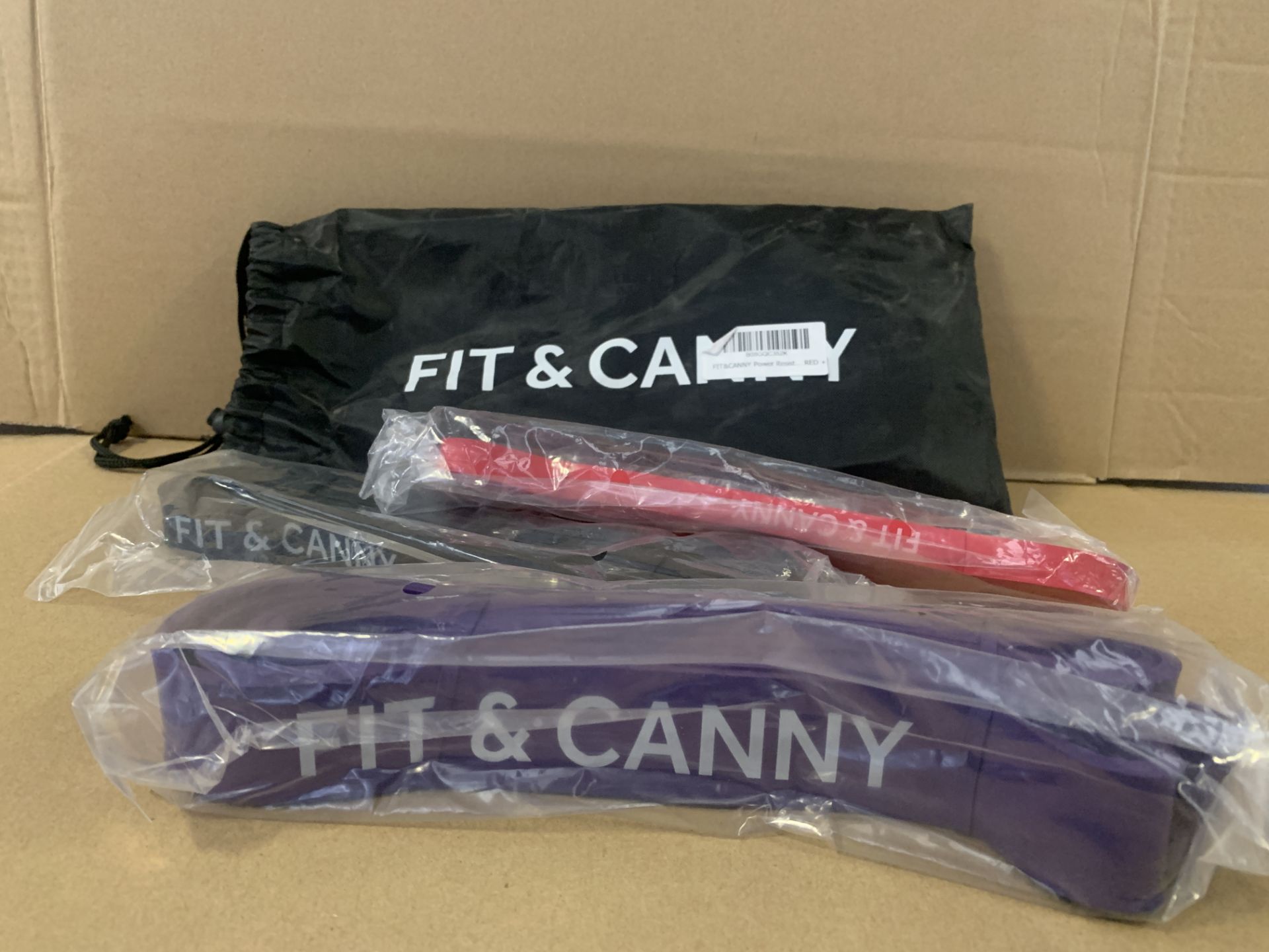 20 X BRAND NEW FIT AND CANNY RESISTANCE BANDS (COLOURS MAY VARY) S1-4