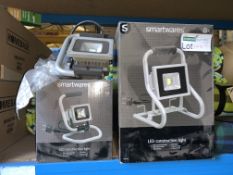 2 X SMARTWARES LED CONSTRUCTION LIGHTS VARIOUS SIZES S1-2