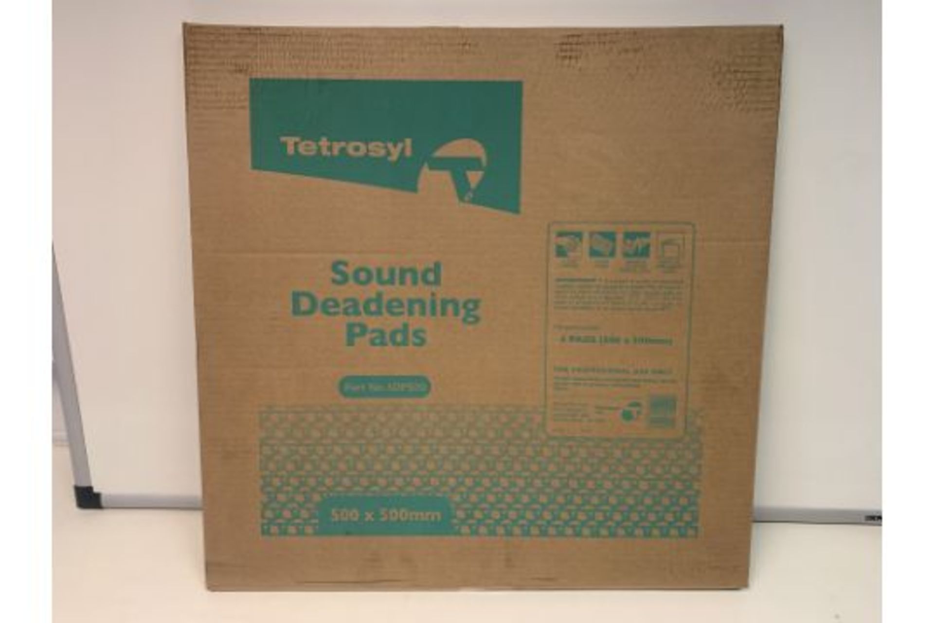 10 X NEW PACKS OF 4 TETROSYL SOUND DEADENING PADS. 500MMX500MM ( ROW 19)