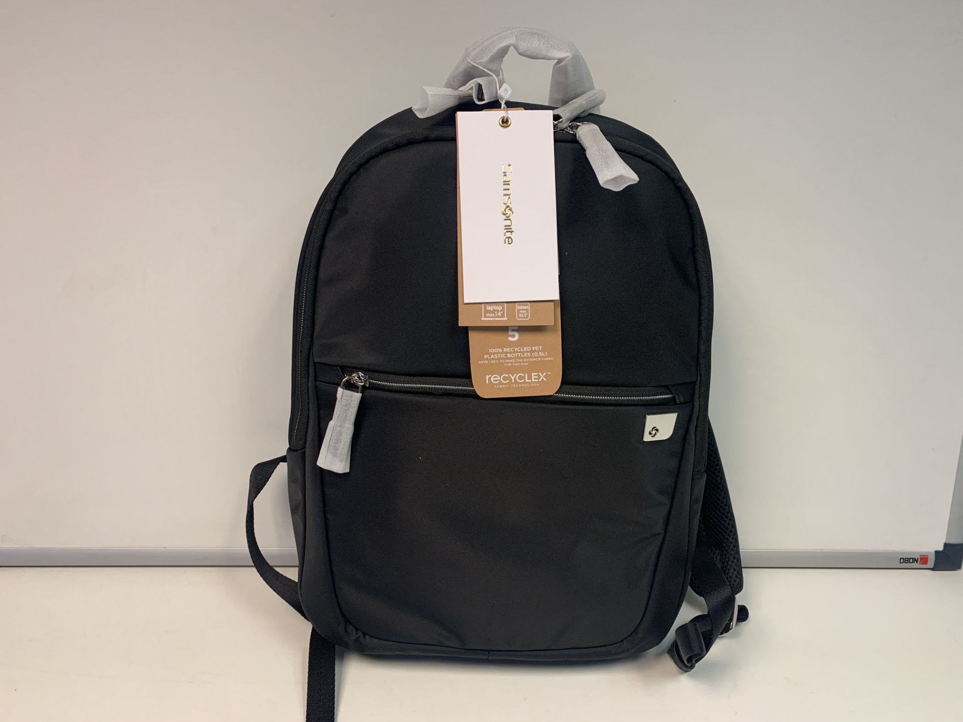 BRAND NEW SAMSONITE ECO WAVE BLACK BACKPACK 14.1 INCH RRP £129 INSL