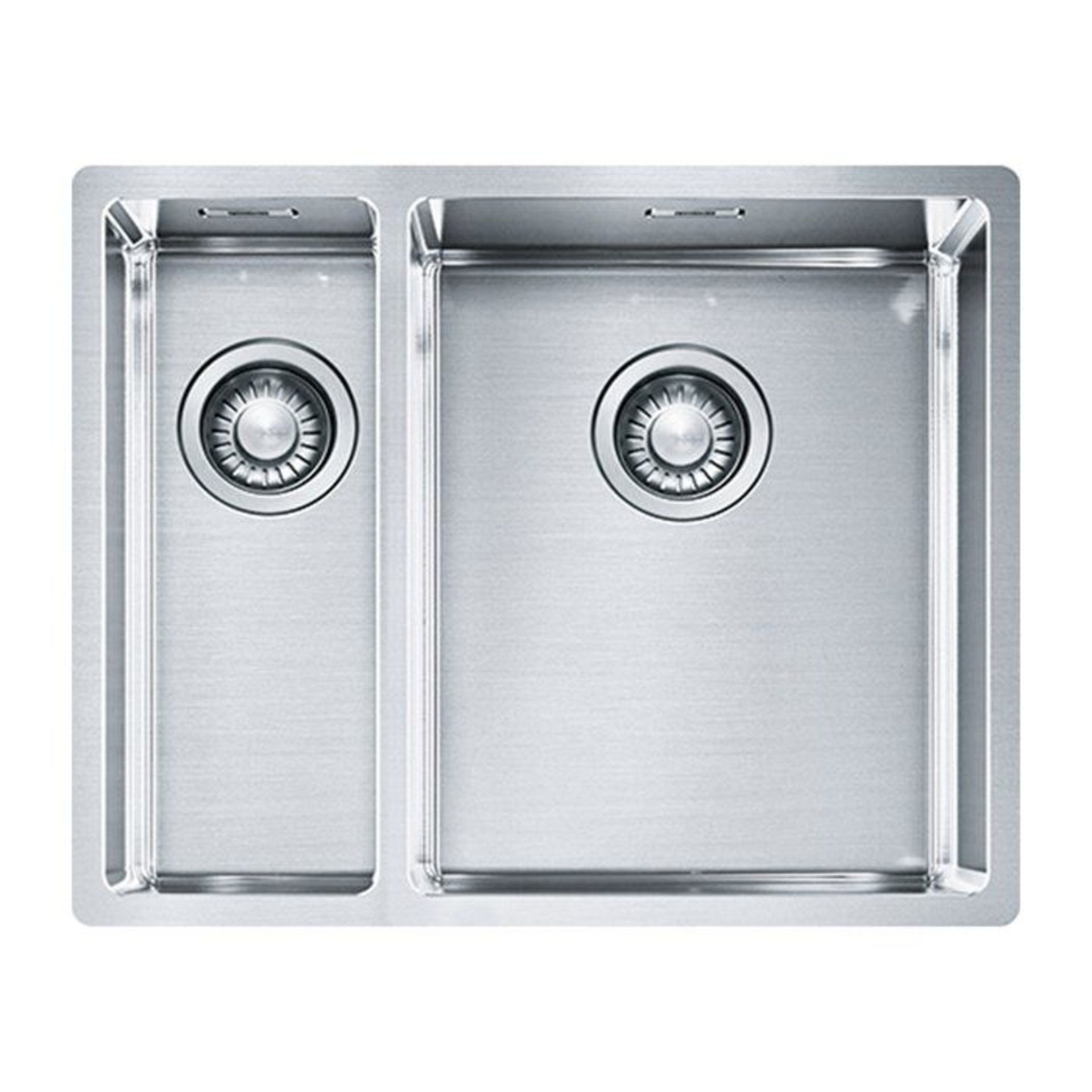 NEW BOXED LAMONA BY FRANKE Stainless Steel Inset/Undermount Sink 1.5 Bowl. SNK5835 (ROW14). RRP £