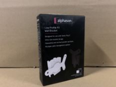 120 X BRAND NEW OFFICIAL ALPHASON SONOS LOW PROFILE P3 WALL BRACKETS S1-1