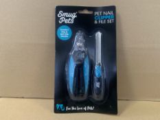 25 X BRAND NEW SMUG PETS CLIPPER AND FILES SETS RRP £12 EACH S1-4