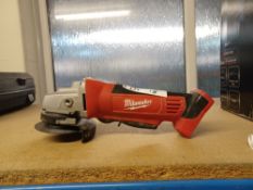 MIWAUKEE HD18AG115-0 18V LI-ION REDLITHIUM 4½" CORDLESS ANGLE GRINDER - BARE UNCHECKED/UNTESTED -