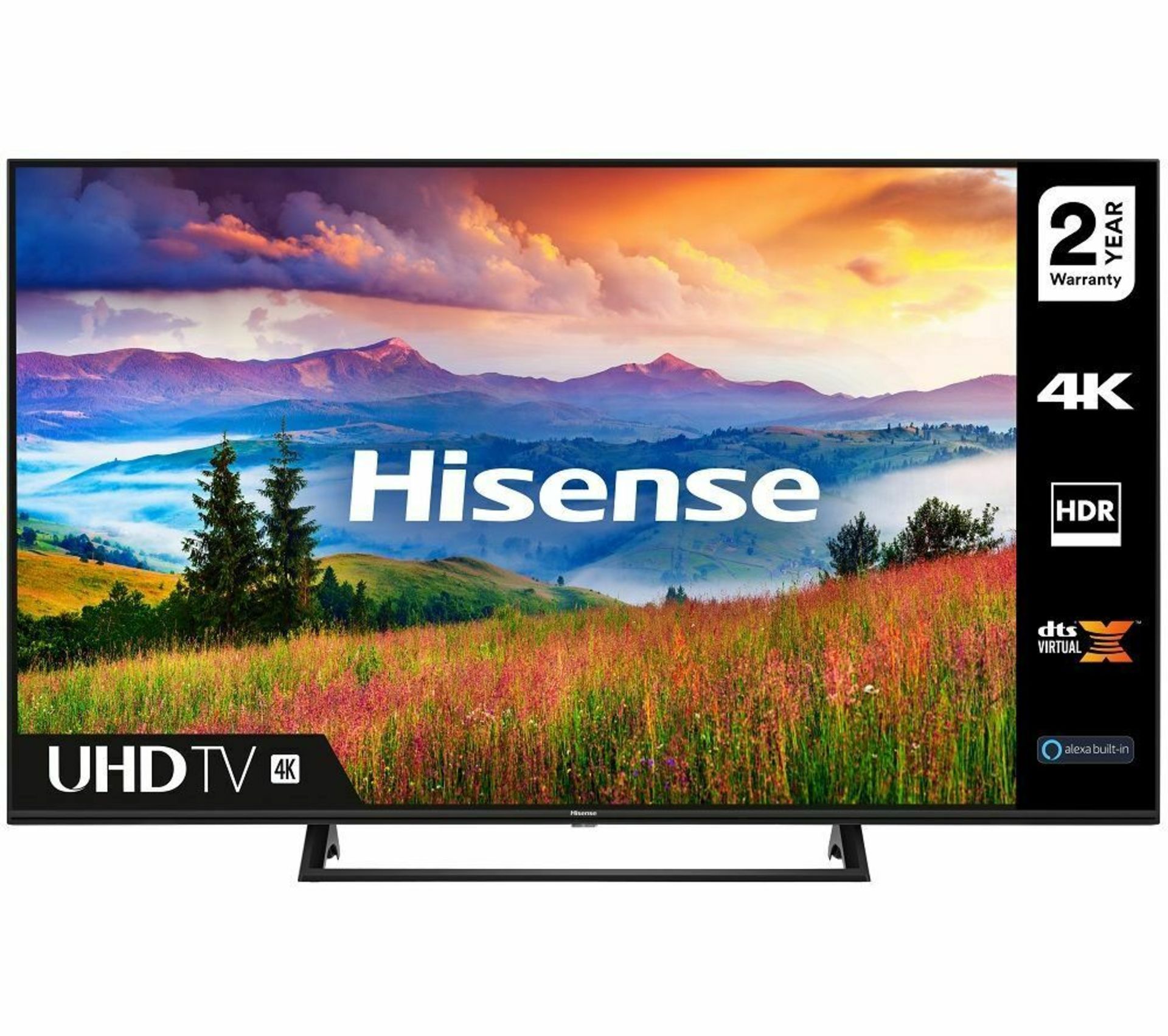 HISENSE 50" Smart 4K Ultra HD HDR LED TV with Amazon Alexa - Currys RRP £459