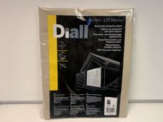 16 X NEW PACKAGED DIALL 3x4M 125 MICRON HEAVY DUTY PROTECTIVE SHEETS (ROW10/11)