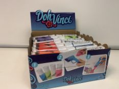 168 X BRAND NEW DOH VINCI ASSORTED REFILLS IN DISPLAY BOX R9