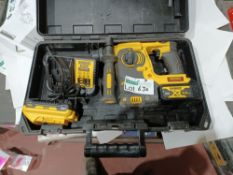 DEWALT DCH253M2-GB 3.1KG 18V 4.0AH LI-ION XR CORDLESS SDS PLUS DRILL WITH 2 BATTERIES CHARGER AND