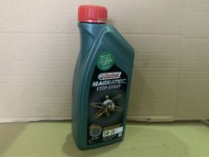 12 X BRAND NEW CASTROL MAGNATEC STOP START 5W-20 FULLY SYNTHETIC OIL 1LITRE RRP £16 EACH R15
