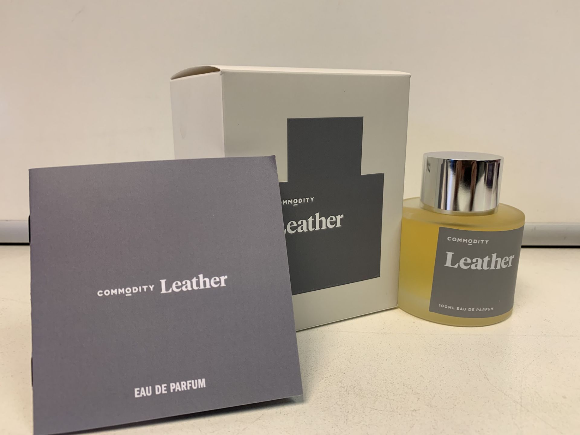 2 X BRAND NEW COMMODITY LEATHER 100ML EDT SPRAY RRP £100 EACH