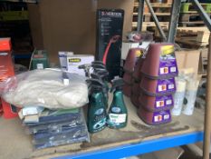 MIXED LOT INCLUDING STORAGE BAGS, TAP COVERS, POLISHING CLOTH ETC S1-36