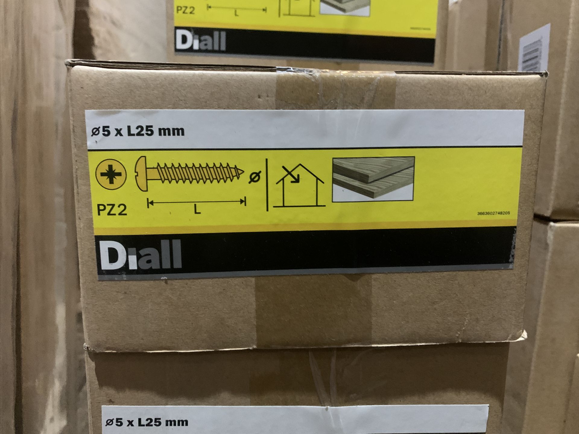 13 X BRAND NEW DIALL PZ2 5 X L25MM SCREWS 4KG BOXES R9