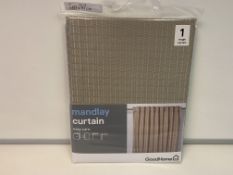 20 X BRAND NEW GOODHOME MANDLAY CURTAIN 137 X 117 R9