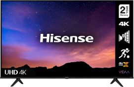 Hisense 43 Inch Smart 4K UHD HDR LED Freeview TV921/0530 RRP £389