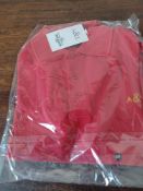 14 X NEW PACKAGED ALTOFF & LYALL PREMIUM RED POLO SHIRTS VARIOUS SIZES - TER
