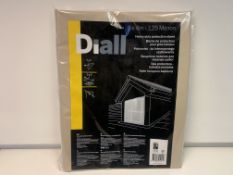16 X NEW PACKAGED DIALL 3x4M 125 MICRON HEAVY DUTY PROTECTIVE SHEETS (ROW10/11)