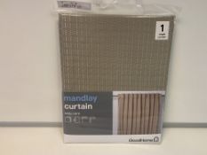 20 X BRAND NEW GOODHOME MANDLAY CURTAIN 137 X 117 R9