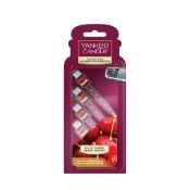 24 X NEW PACKS OF 4 YANKEE CANDLE BLACK CHERRY VENT STICKS. (ROW18)