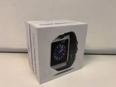 2 X NEW BOXED FALCON SMART PHONE WATCH. (OFC) ANSWER & DIAL CALLS. BUILT IN CAMERA, ALARM CLOCK,