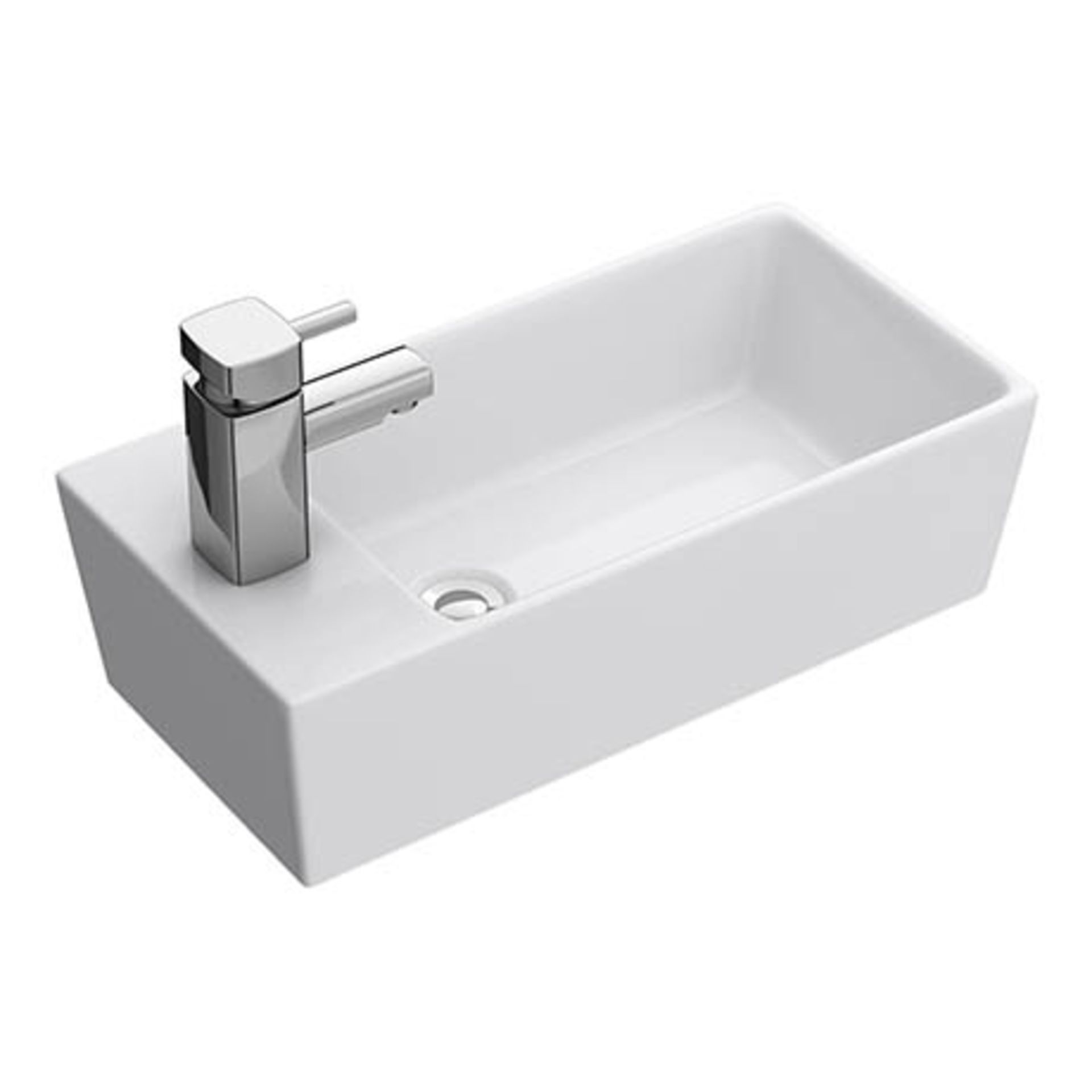 MFTPB1022 410 x 220 CERAMIC BASIN 1TH