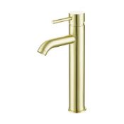 MFCTS1122 PESCA BRUSHED BRASS TALL BASIN MONO