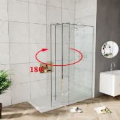 MFREW9012 8MM FRAMELES WETROOM 900+300 ROTA PANEL