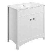 T: LUCIA 800 VANITY UNIT SATIN WHITE MFMFT0114