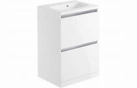 MFJFT0366 600WX318D BASIN UNIT WHITE GLO