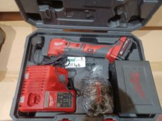 MILWAUKEE M18BMT-202C 18V 2.0AH LI-ION REDLITHIUM CORDLESS MULTI TOOL (488HY) COMES COMPLETE WITH 2