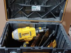 DEWALT DCK264P2-GB 18V BL NAILER TWIN PACK 2X5.0Ah INCLUDES 2 BATTERIES & CARRY CASE, UNCHECKED,