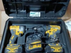 DEWALT DCK2060M2T-SFGB 18V 4.0AH LI-ION XR BRUSHLESS CORDLESS TWIN PACK (362JT) COMES COMPLETE